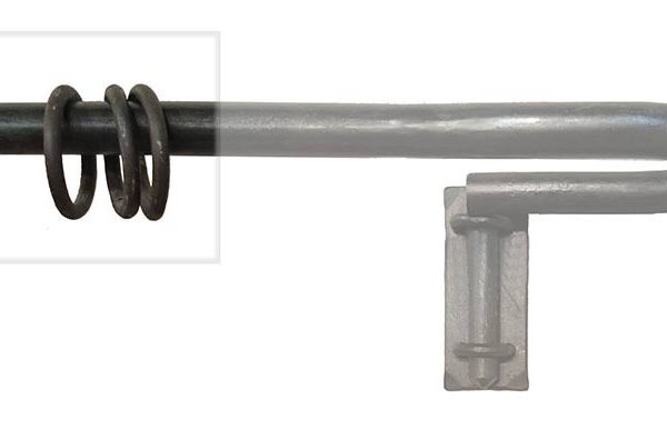Anneaux pour tringle fer forgé Ø3,5cm