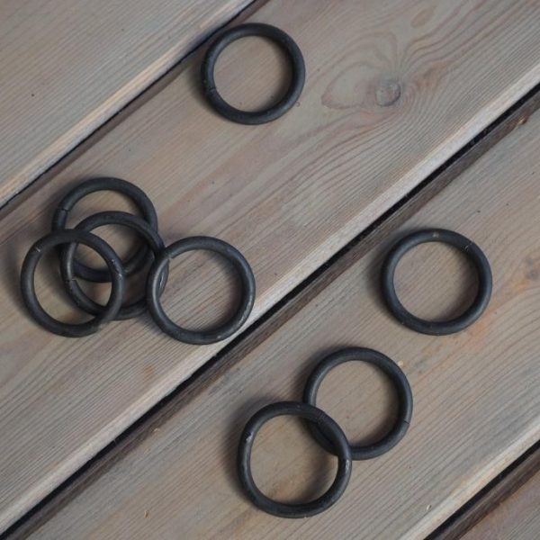 Anneaux pour tringle fer forgé Ø3,5cm