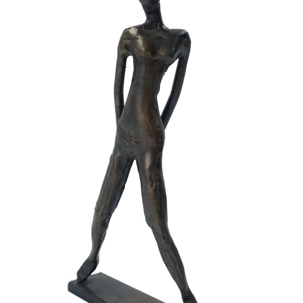 Femme de trois quart ingénue